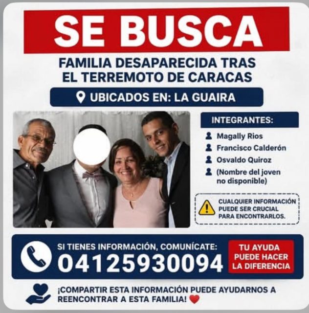Magally Rios, Francisco Calderón, Osvaldo Quiroz