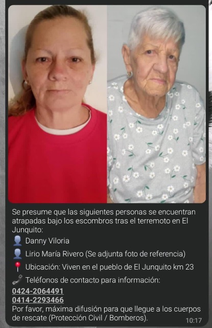 Danny viloria y lirio Rivero