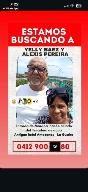 Alexis Pereira y Yelly baez