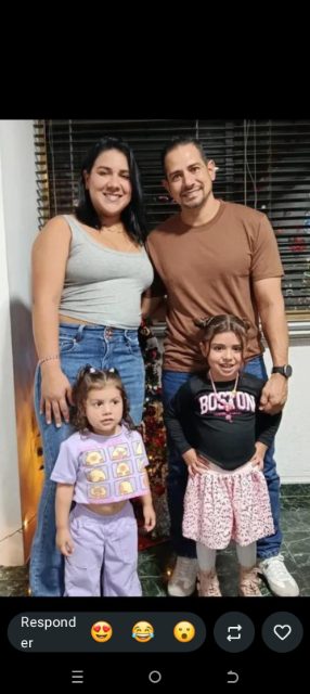 Luiseudis Mata, Laureant Calderón y las niñas Laurent y Louise Calderón