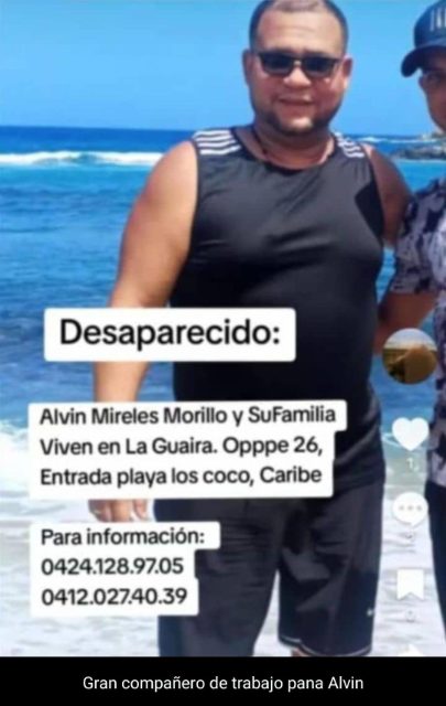 Alvin Mireles y familia