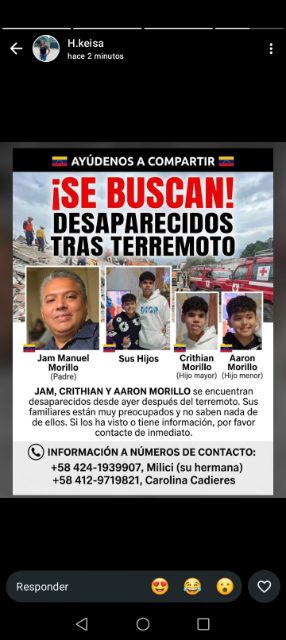 Jan Morillo, Cristhian Morillo y aron Morillo