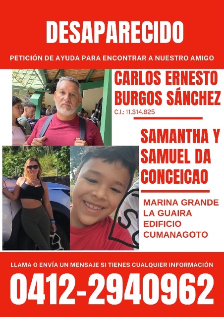 Carlos Samantha y Samuel