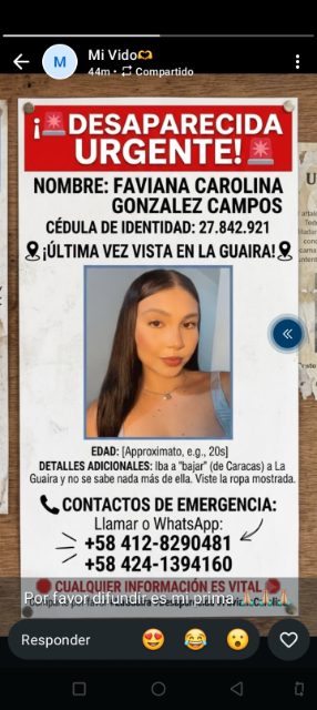 Faviana Carolina González Campos