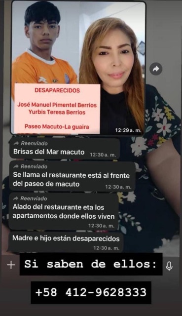José Pimentel y Yurbis Berrios