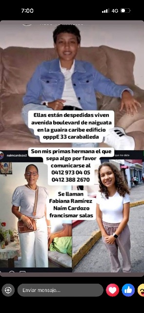 Nain Cardozo Fabiana Ramírez francismar salas