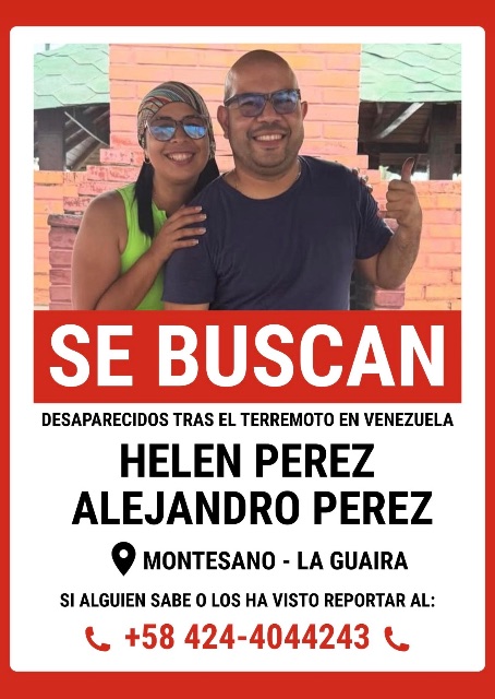 Helen Perez y Alejandro Perez