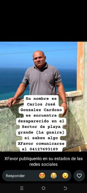 Carlos José González cardozo