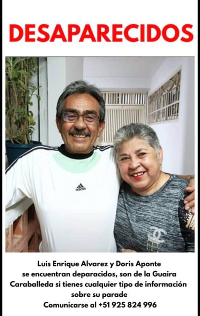 Luis alvarez y Doris Aponte is