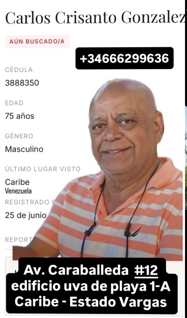 Carlos crisantos Gonzalez