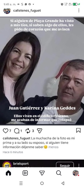 Juan Gutiérrez y Karina Geddes