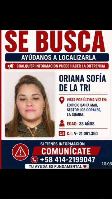Oriana sofia de la trinidad