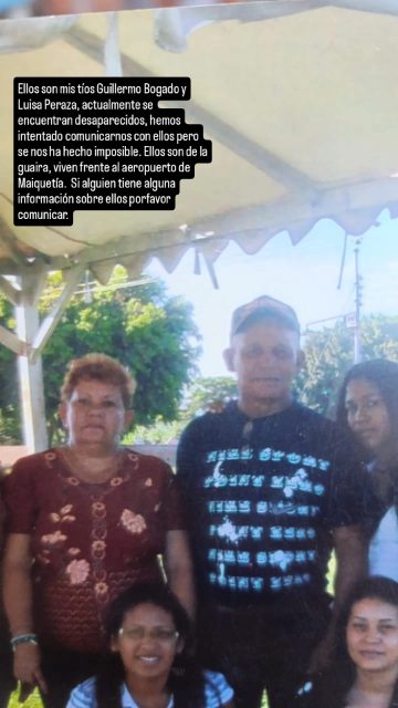 Luisa Peraza y Guillermo Bogado