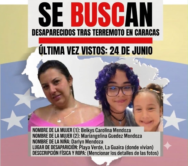 Belkys Carolina Méndez , darlyn Mendoza, Mari ángel Guedes Mendoza