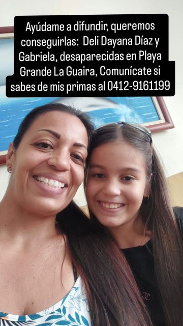 Deli Dayana y Gabriela