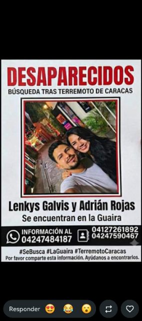 Lenkis Galvis y Adrián roja