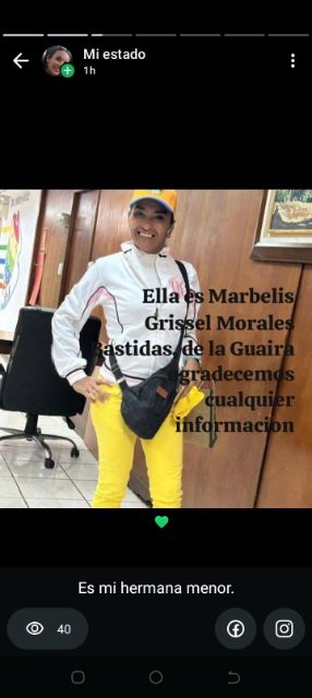 Marbelys grissel Morales Bastidas