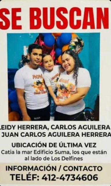 Leidy, Carlos y Juan Carlos Aguilera Herrera