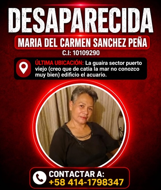 María del Carmen Sánchez peña