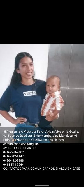Jorgelis Adriana Arellano Rondon su Hijos Jhadiel
