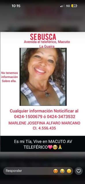 Marlene Josefina Alfaro Marcano