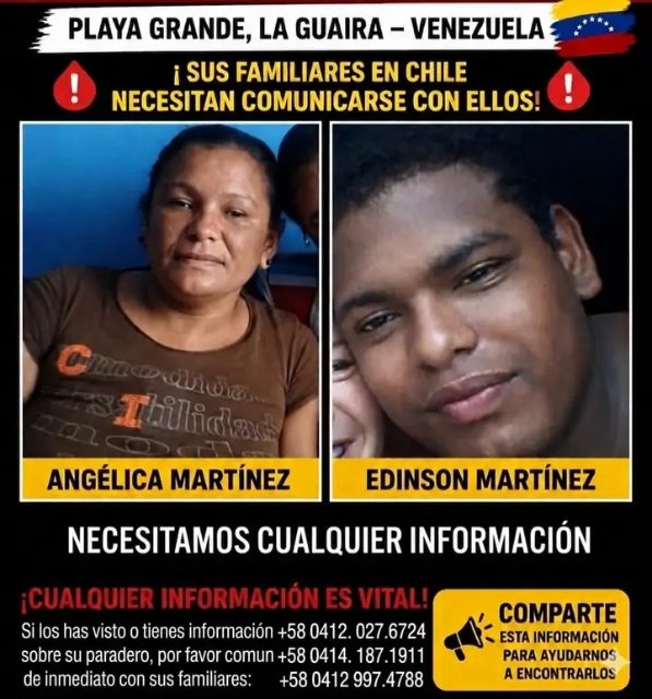 Edinson Martínez, Angélica Martínez