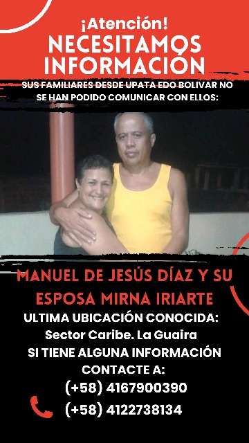 Manuel Jesús Díaz Y Mirna Iriarte