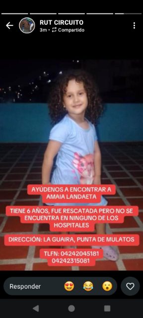 Se llama Amaya landaeta