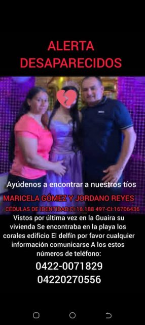 Maricela Gómez y yodano reyes