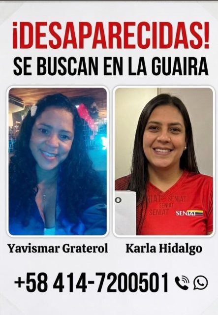 Yavismar Graterol y Karla Hidalgo