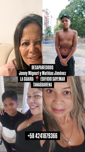Jenny Mingnori y mathias Giménez