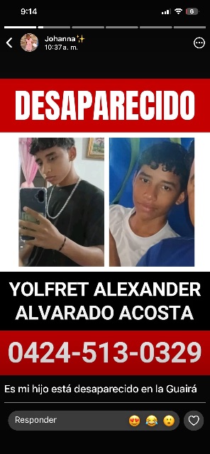yolfret alexander alvarado acosta