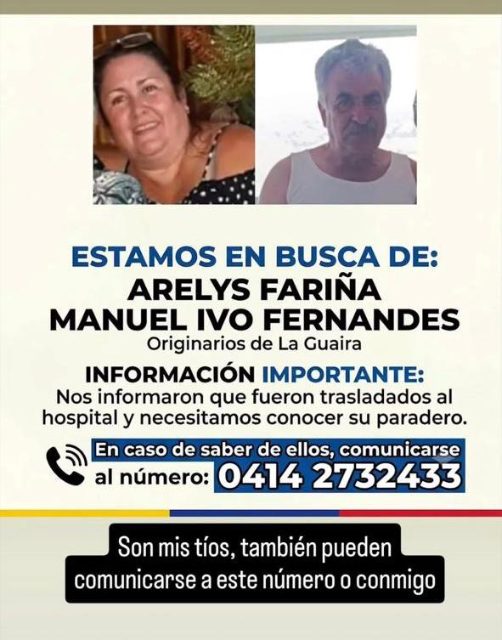 Arelys Fariña y Manuel Ivo Fernandes