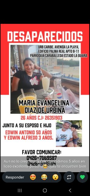 Evangelina Maria Diaz Guedez