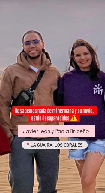 Paola Briceño y Javier Leon