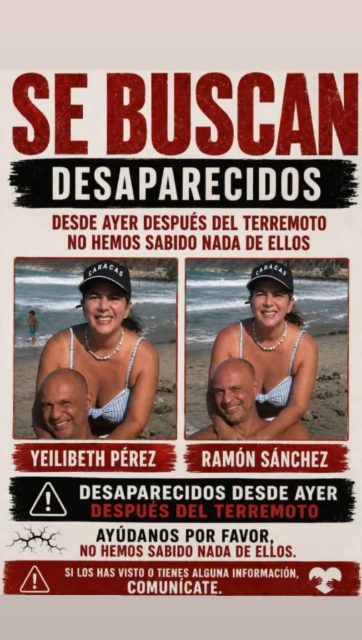 Ramon Sánchez y Yeilibeth Perez