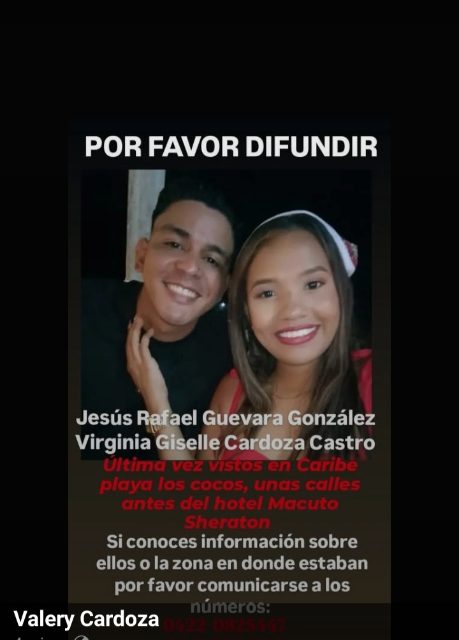 Jesús Guevara y virginia Cardoza