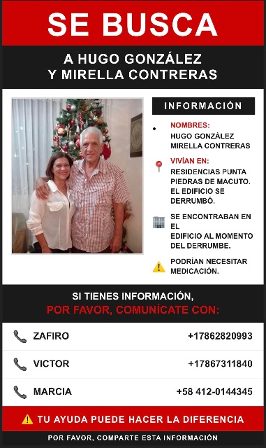 Hugo Agapito González Sánchez y Mirella Contreras
