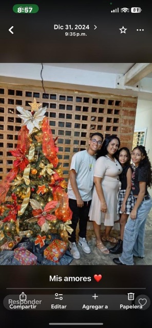 Zuleidy González. Abimael Antón. Isabella Antón. Valery Anton