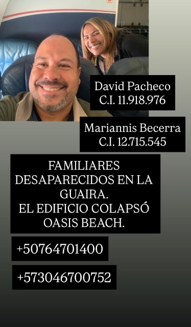 David Pacheco y Mariannis Becerra