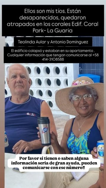 Teolinda Aular y Antonio Domínguez