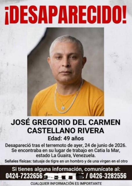 José Gregorio del Carmen Castellanos Rivera