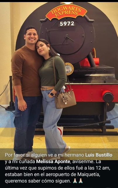 Luis bustillo y melissa aponte