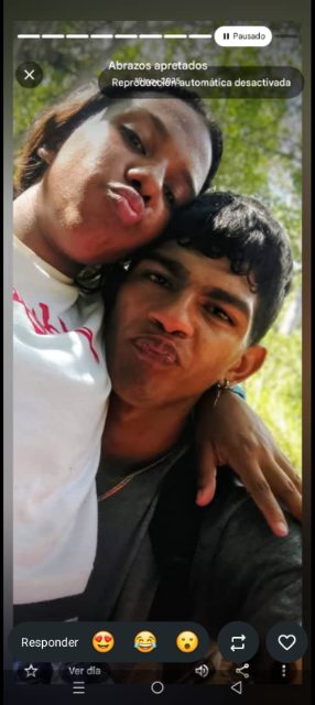Mya Diaz Arteaga y Yonaiker Flores