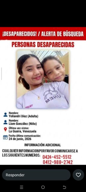 Yoliandri Diaz y Liam González