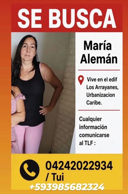 María alemán.