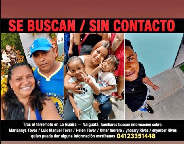 Mariannys Tovar / Luis Manuel Tovar / Helen Tovar / Omar herrera / yhozary Rivas / enyerber Rivas