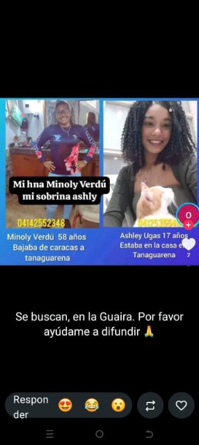 Minoly verdu y Ashley ugas