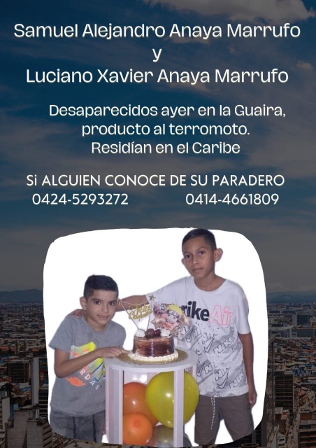 Luciano y Samuel anaya