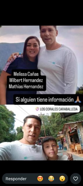 Melissa Cañas , Mathias Hernández, Wilbert Hernández